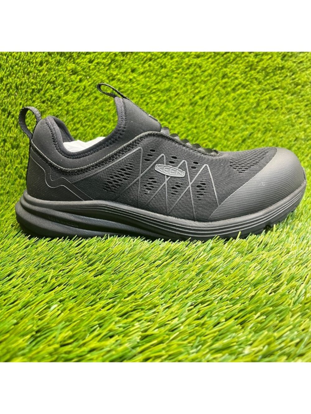 Keen Vista Energy Shift ESD Womens Size 9D Black Slip On Work Shoes Sneakers